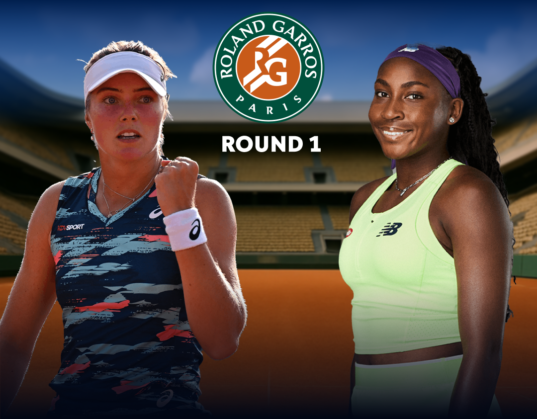 Round 1 of roland garros 2025 banner