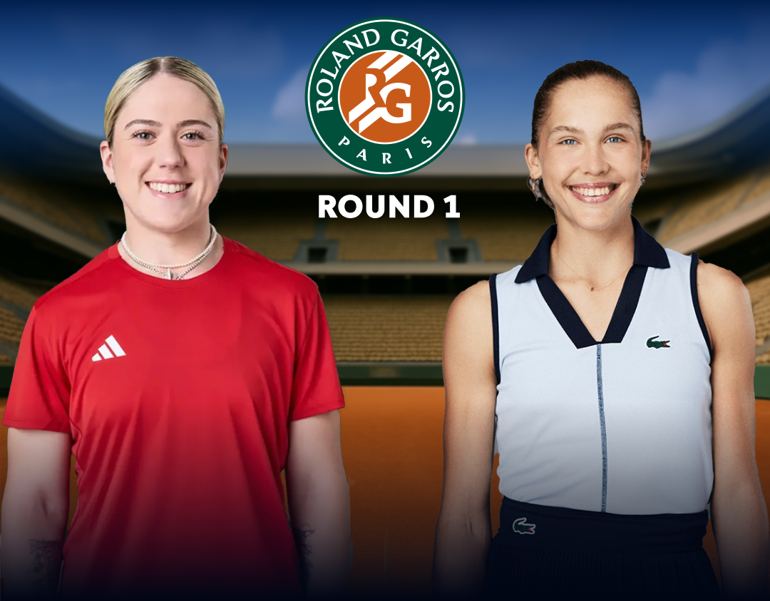 Round 1 of roland garros 2025 banner