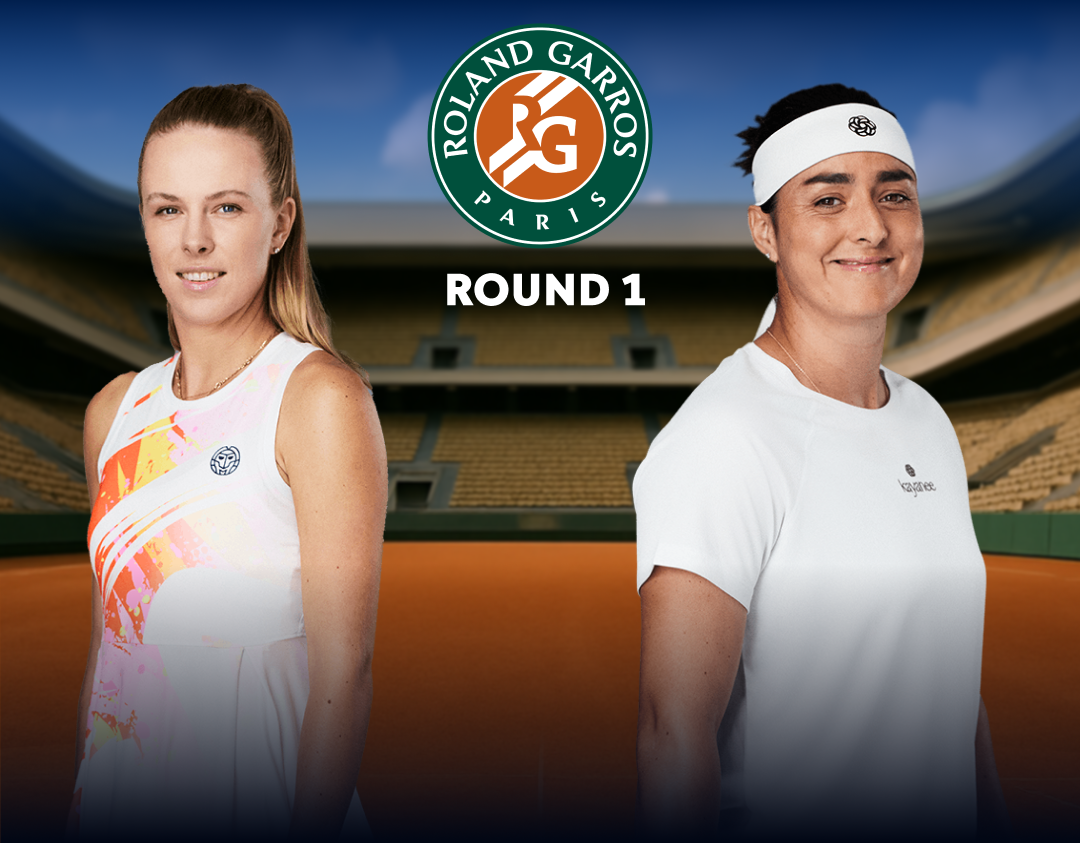 Round 1 of roland garros 2025 banner