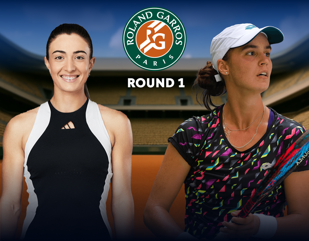 Round 1 of roland garros 2025 banner