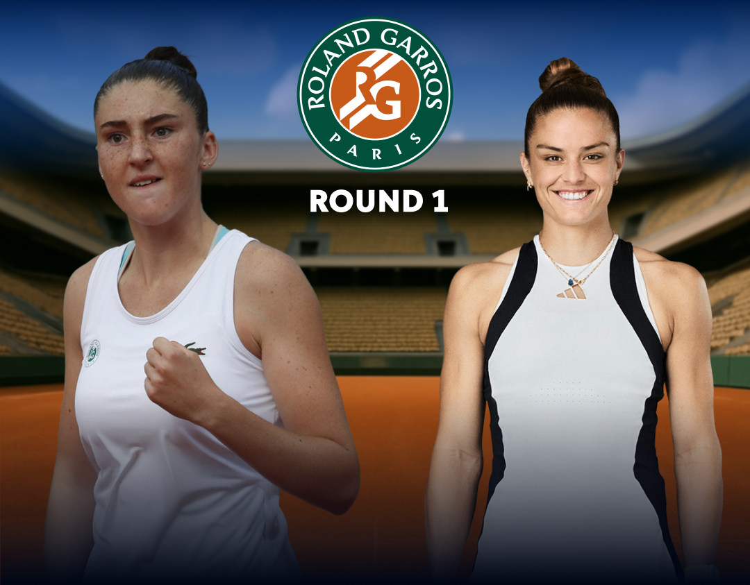 Round 1 of roland garros 2025 banner