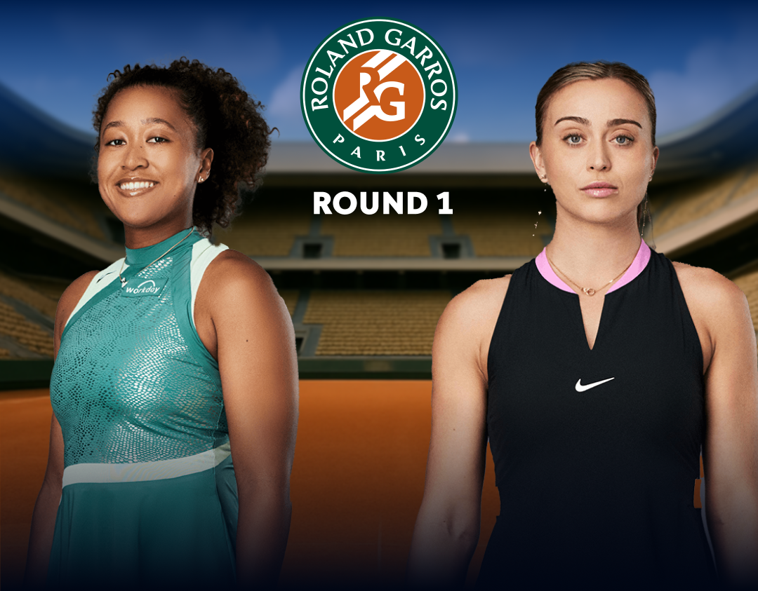 Round 1 of roland garros 2025 banner