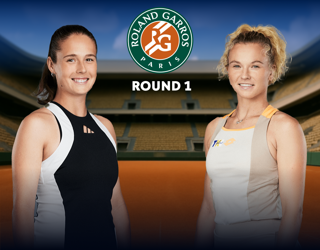 Round 1 of roland garros 2025 banner
