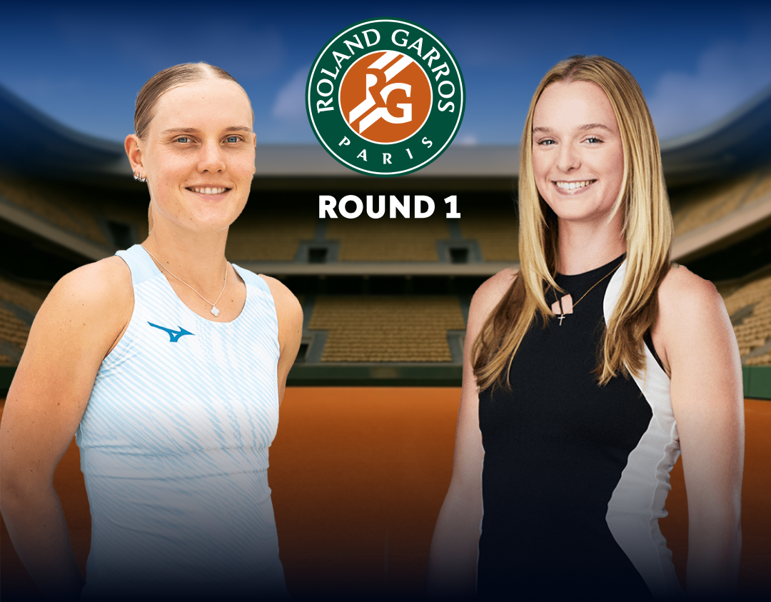 Round 1 of roland garros 2025 banner