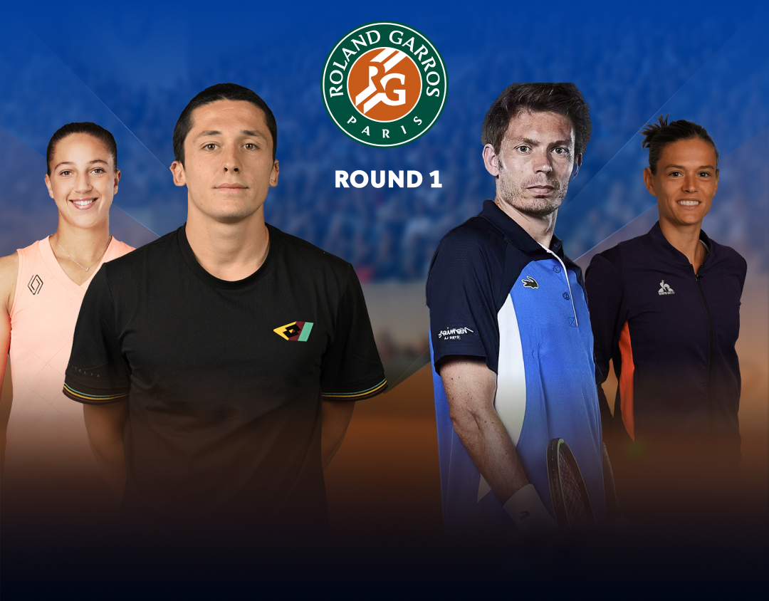 Round 1 of roland garros 2025 banner