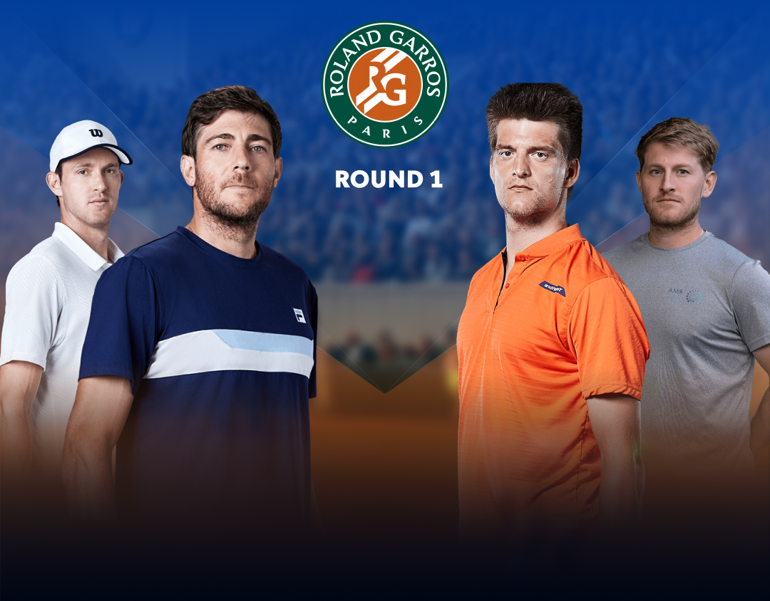 Round 1 of roland garros 2025 banner