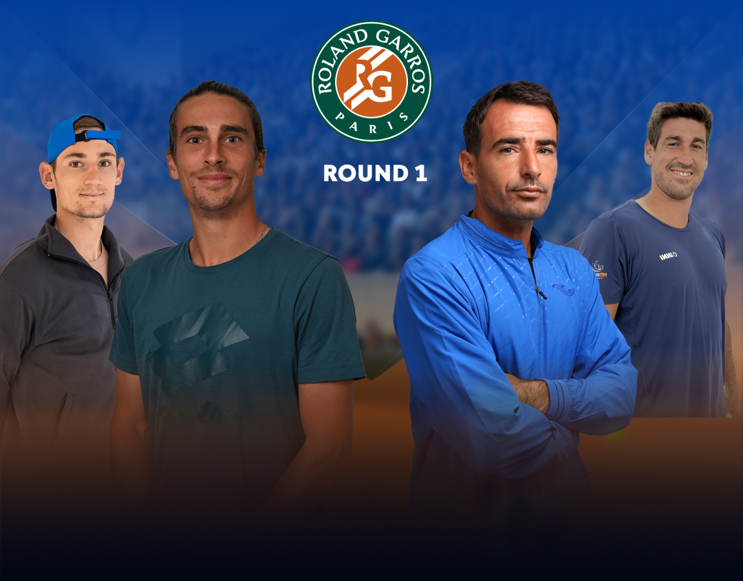 Round 1 of roland garros 2025 banner