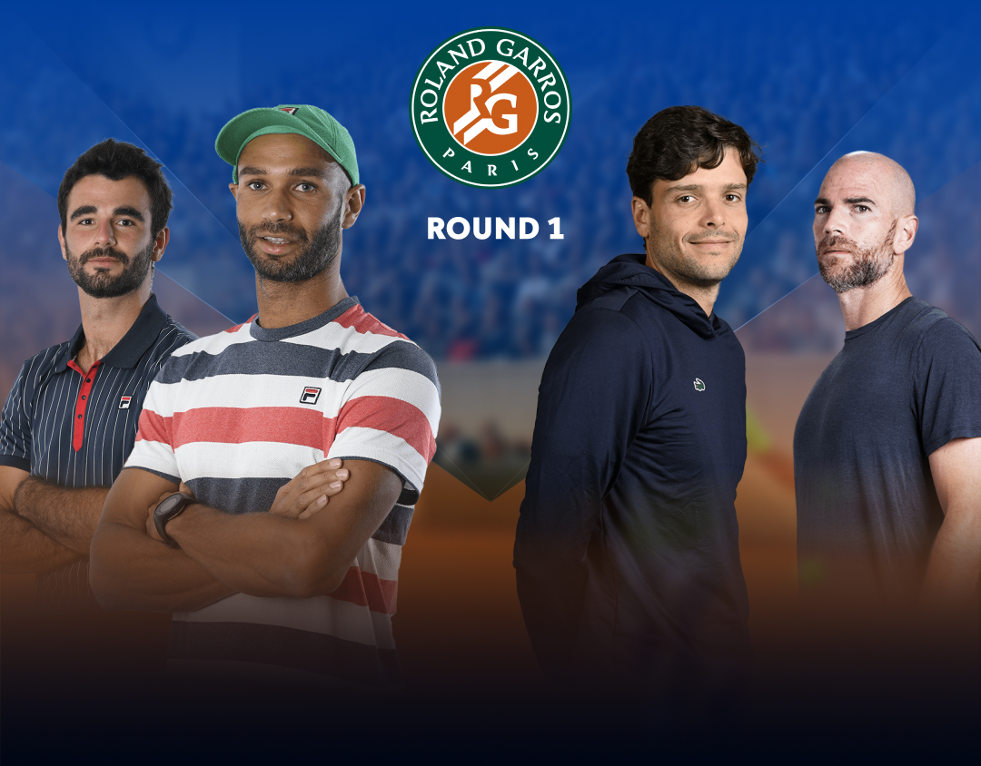 Round 1 of roland garros 2025 banner