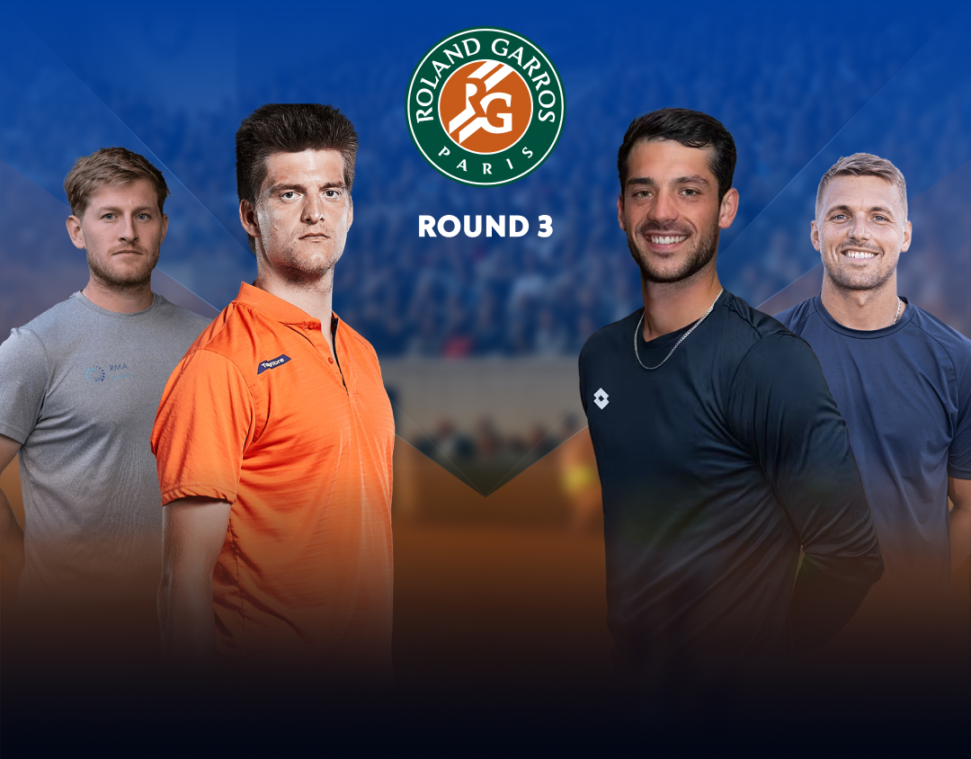 Round 3 of roland garros 2025 banner