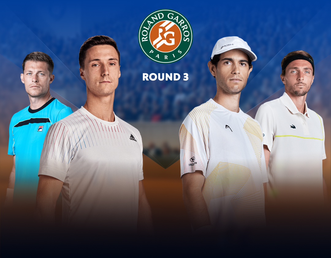Round 3 of roland garros 2025 banner