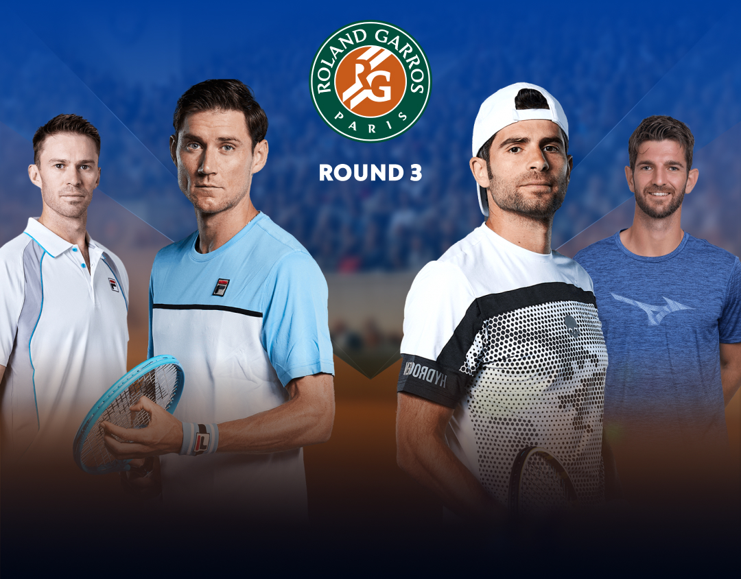 Round 3 of roland garros 2025 banner