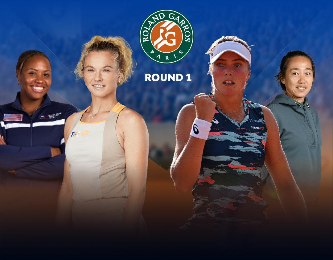 Round 1 of roland garros 2025 banner
