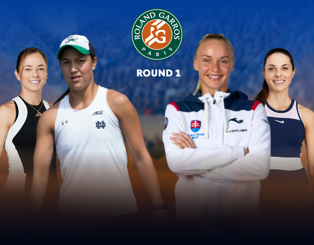Round 1 of roland garros 2025 banner