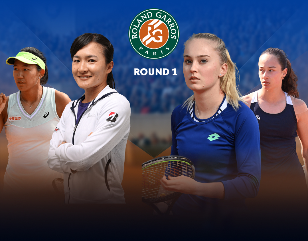 Round 1 of roland garros 2025 banner