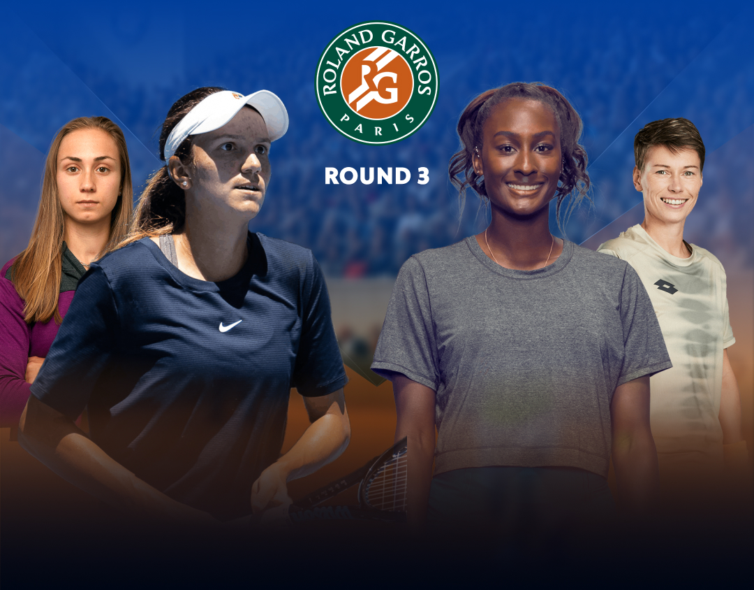 Round 3 of roland garros 2025 banner