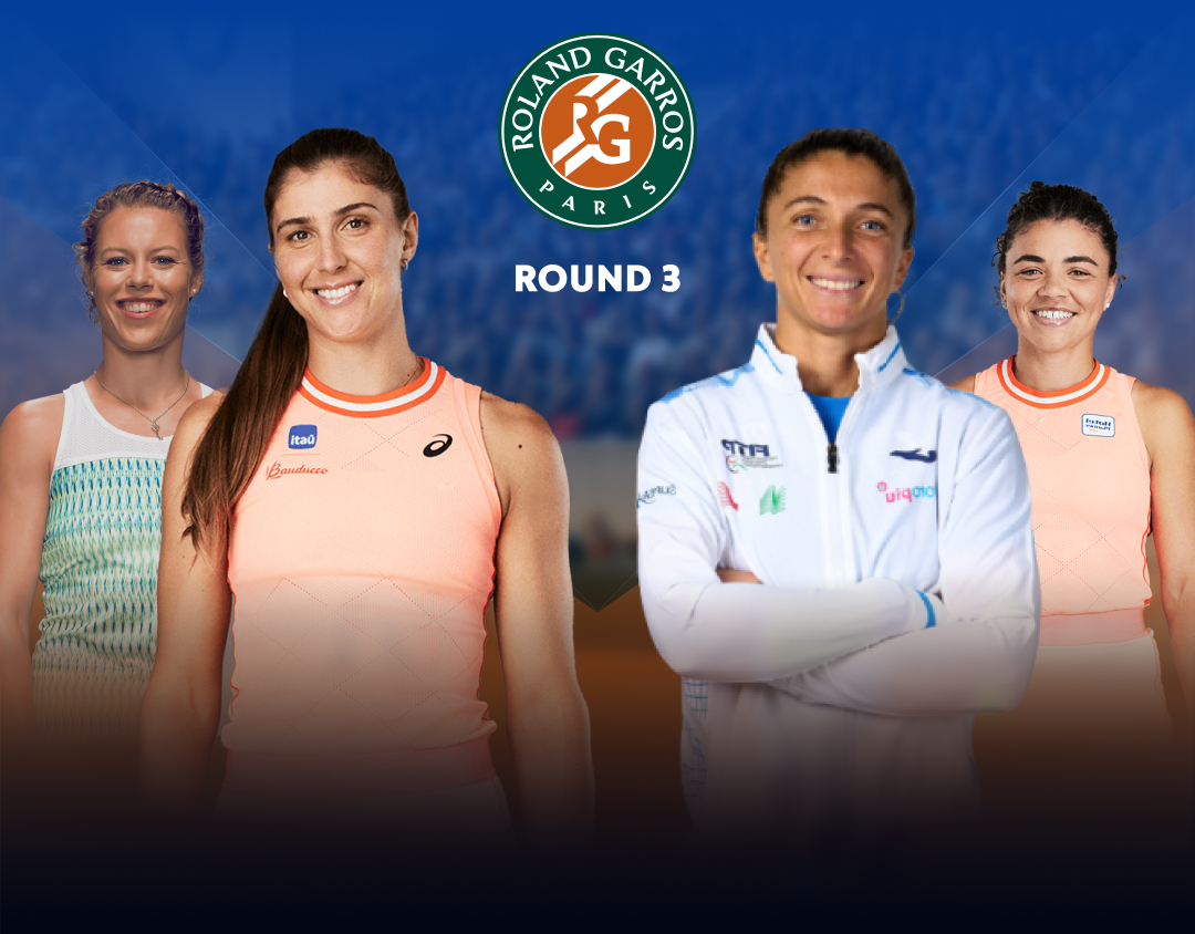 Round 3 of roland garros 2025 banner