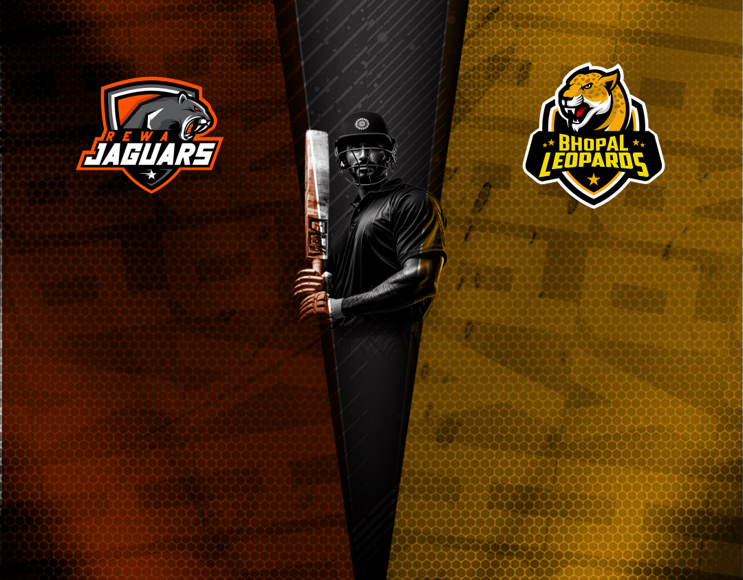 Match 11 of madhya pradesh league, 2025: rewa jaguars vs bhopal leopards banner