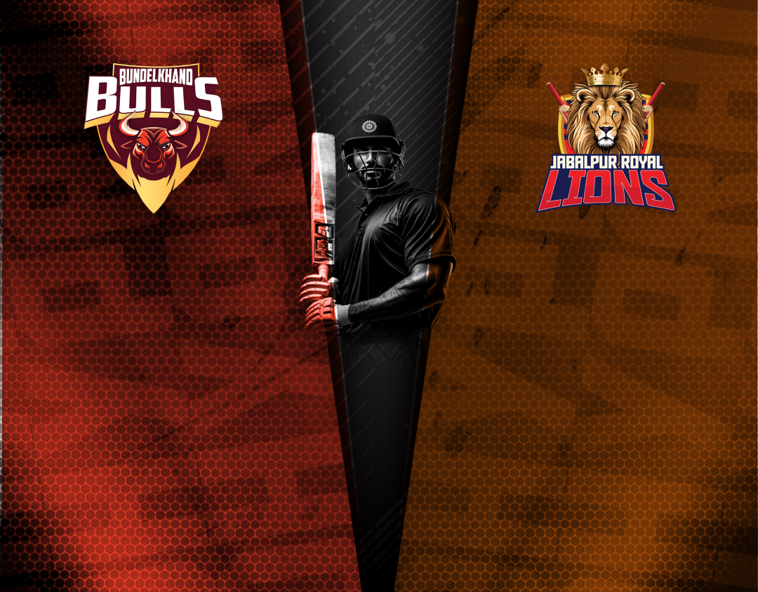 Match 18 of madhya pradesh league, 2025: bundelkhand bulls vs jabalpur royal lions banner