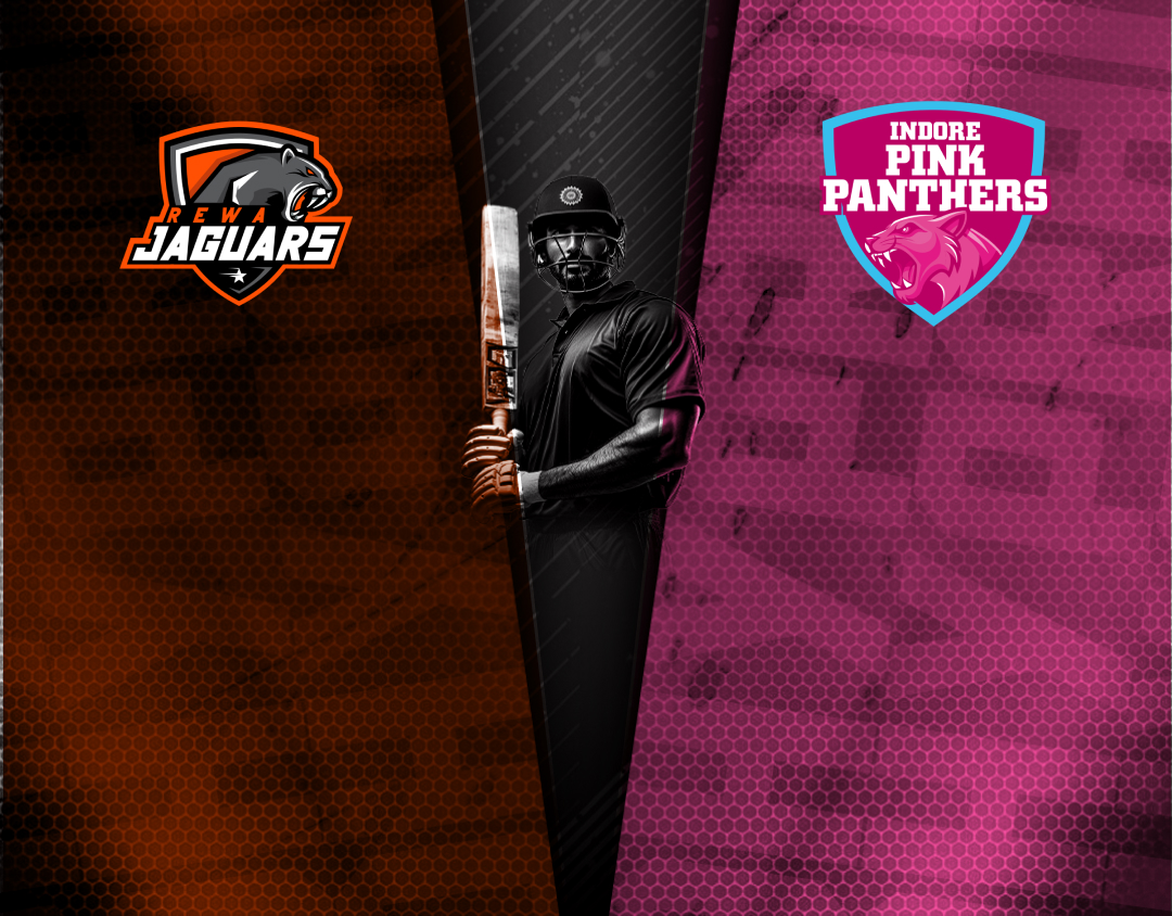 Match 19 of madhya pradesh league, 2025: rewa jaguars vs indore pink panthers banner
