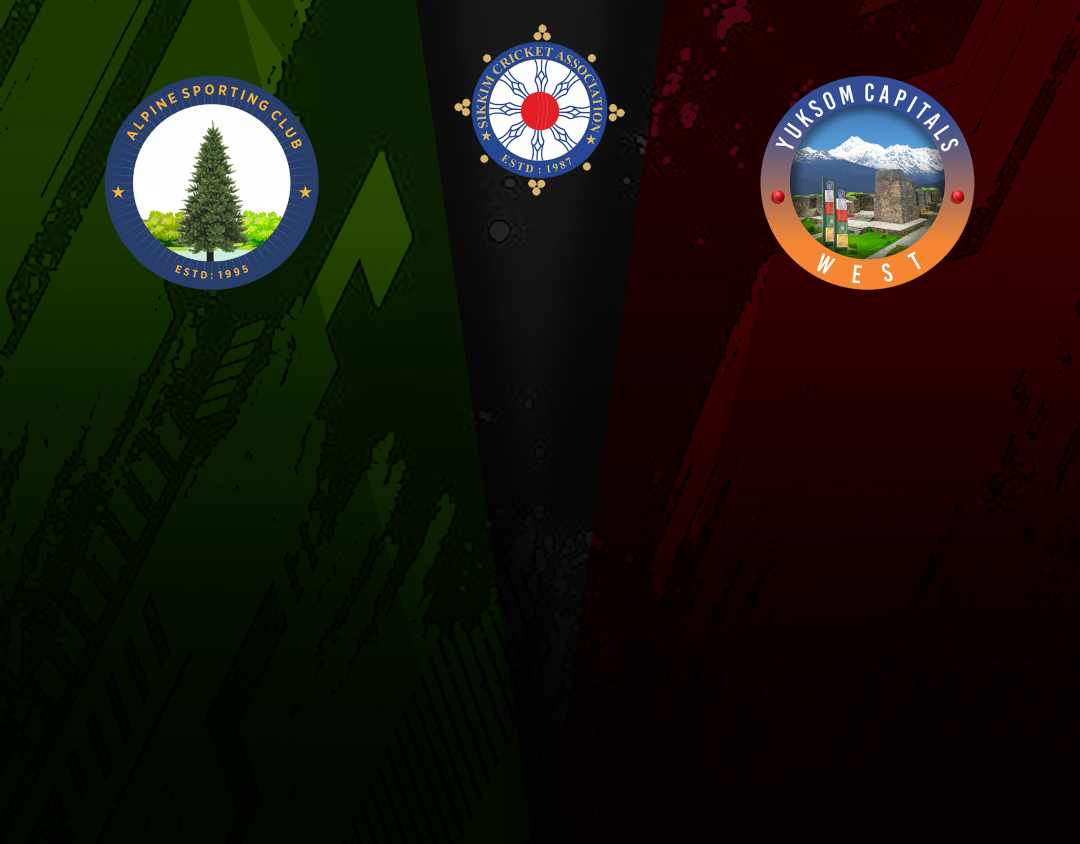 Match 7 of sikkim t20 league, 2025: alpine s.C vs yuksom capitals banner