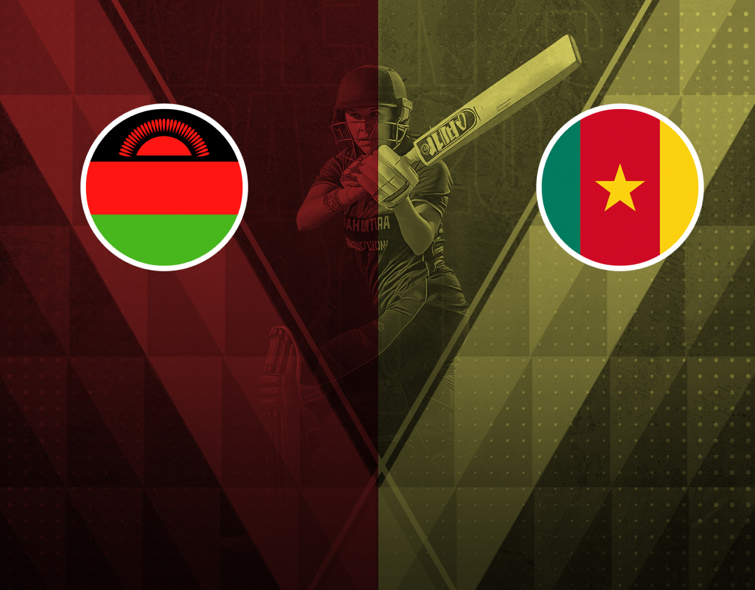 Match 4 of icc women's africa t20 wc qualifier 2 2025: malawi women vs cameroon women banner