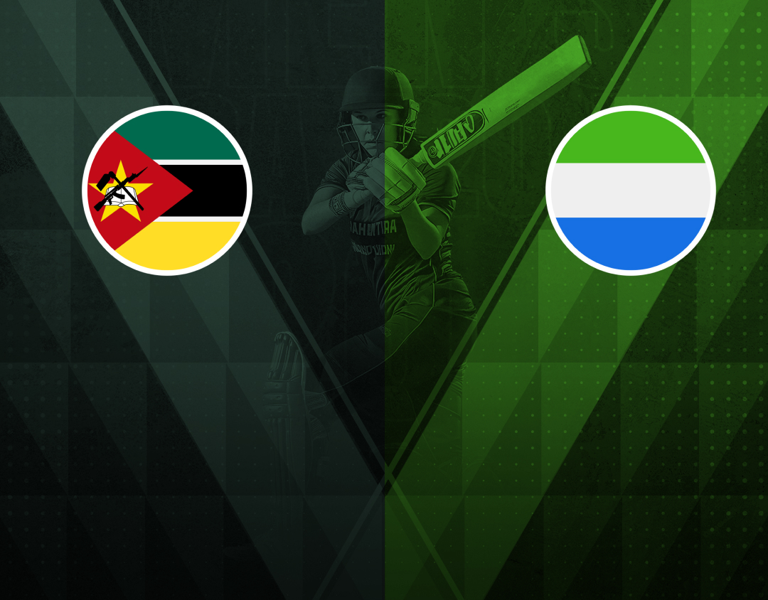 Match 3 of icc women's africa t20 wc qualifier 2 2025: mozambique women vs sierra leone women banner