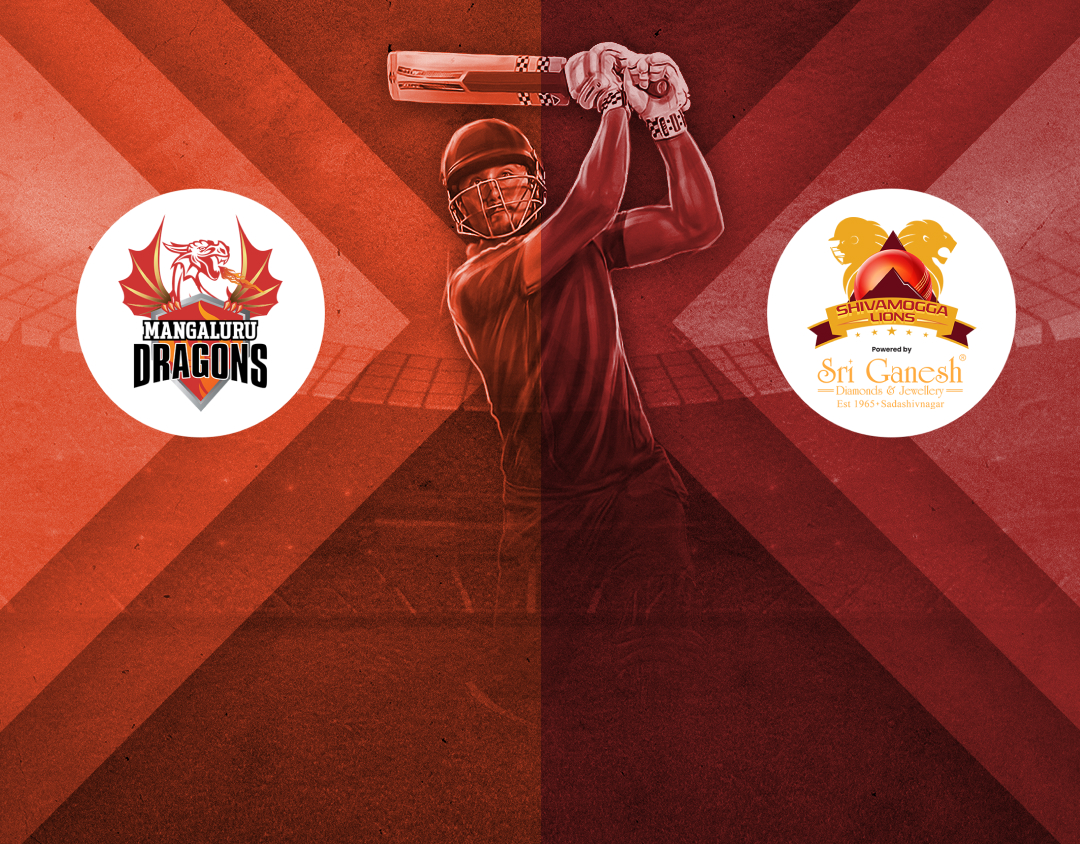 Match 6 of maharaja t20 trophy, 2025: mangaluru dragons vs shivamogga lions banner