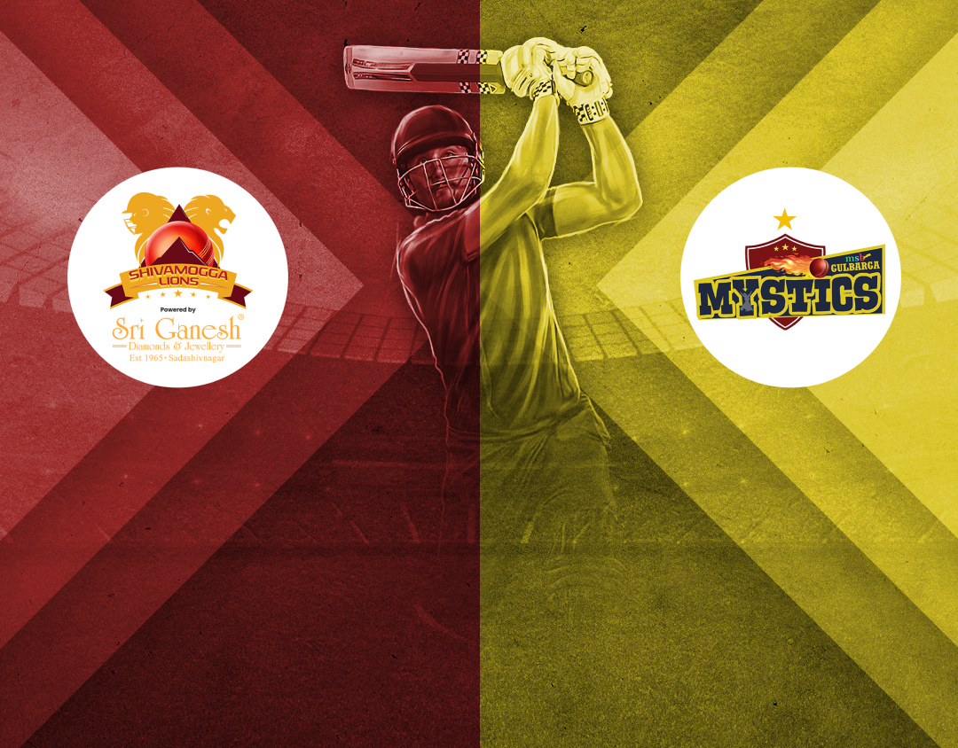 Match 11 of maharaja t20 trophy, 2025: shivamogga lions vs gulbarga mystics banner