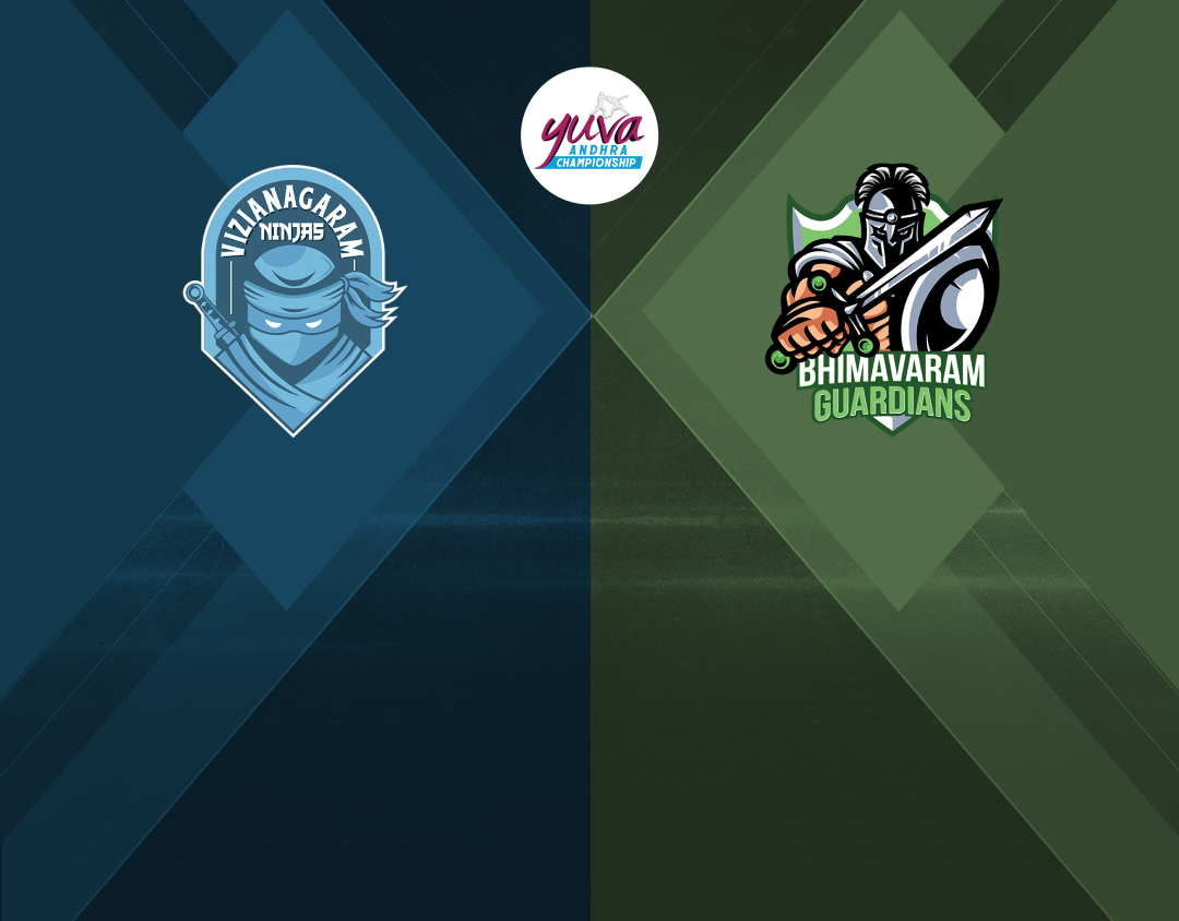 Match 2 of yuva andhra championship, 2025 banner