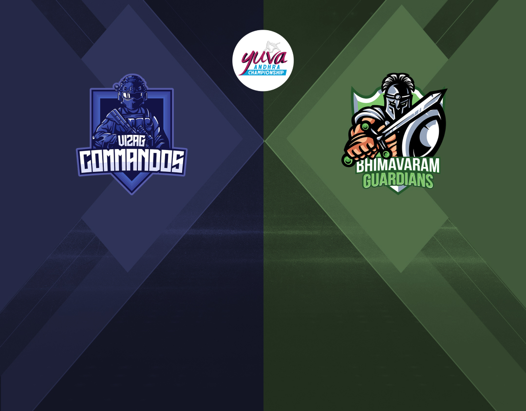 Match 34 of yuva andhra championship, 2025 banner