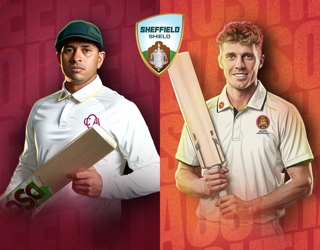  Of sheffield shield, 2025-26: queensland vs south australia banner