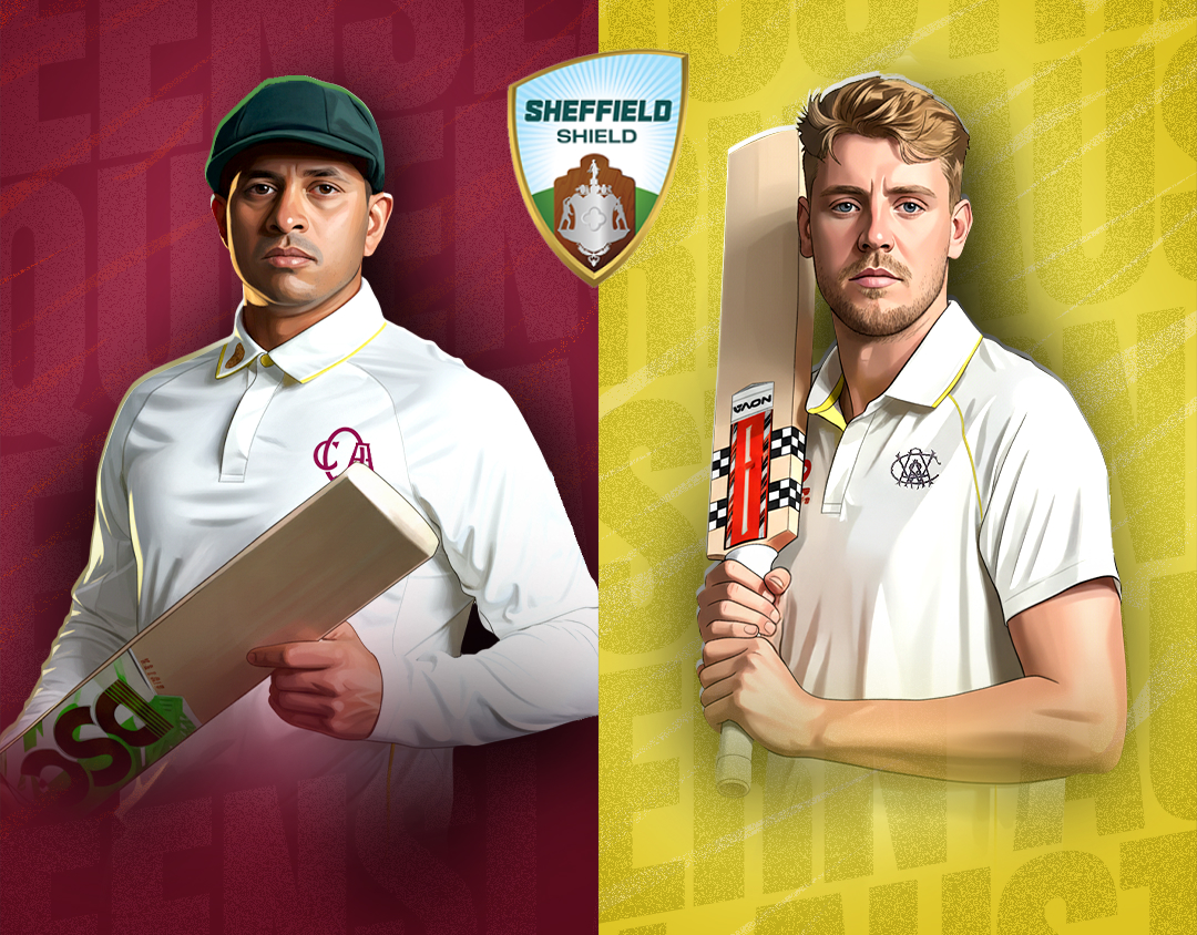  Of sheffield shield, 2025-26: queensland vs western australia banner