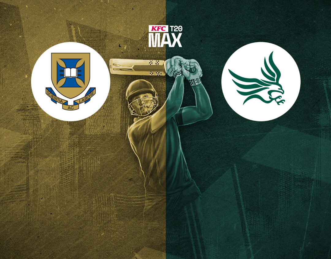 Match 21 of kfc t20 max, 2025: university of queensland vs wynnum-manly banner
