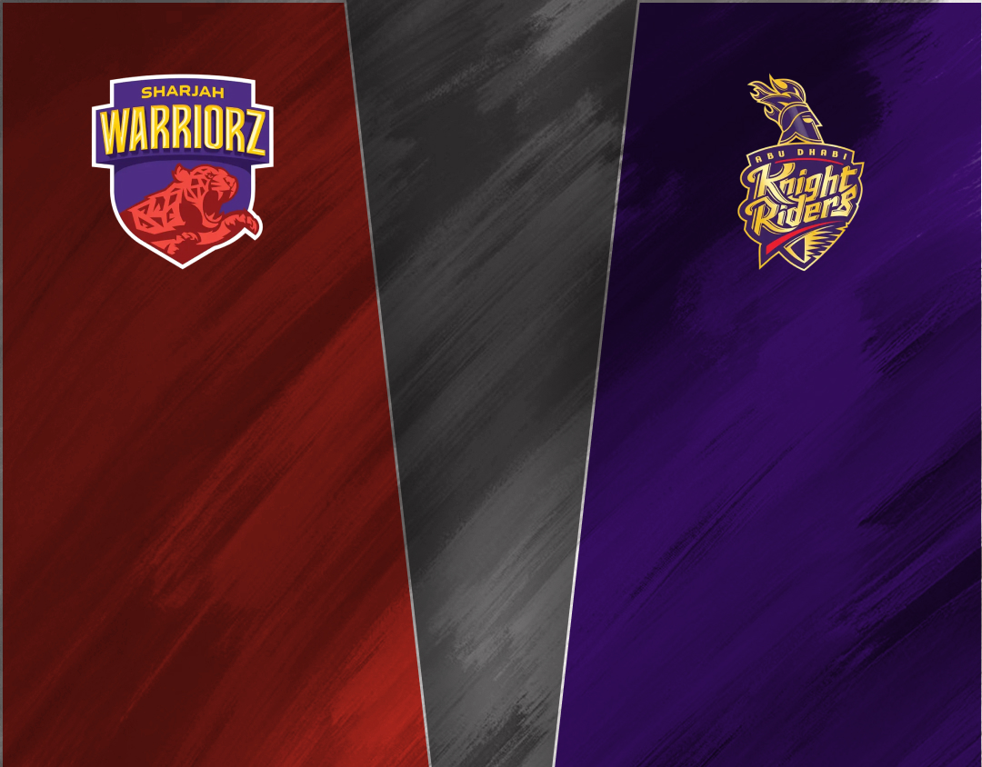 Match 3 of dp world ilt20 development tournament, 2025: sharjah warriorz development vs abu dhabi knight riders development banner