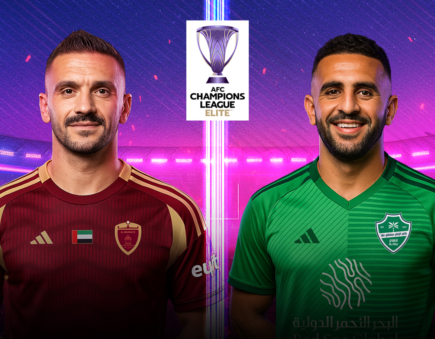 Match 74 of afc champions league elite 2025-26 banner