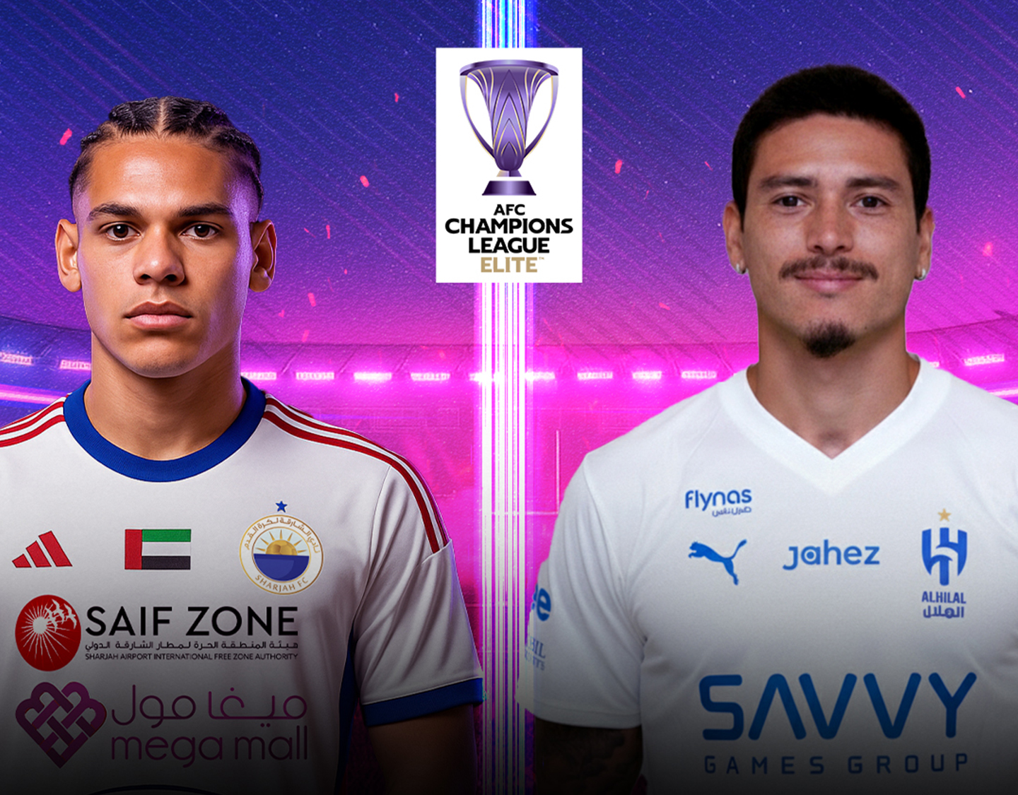 Match 85 of afc champions league elite 2025-26 banner