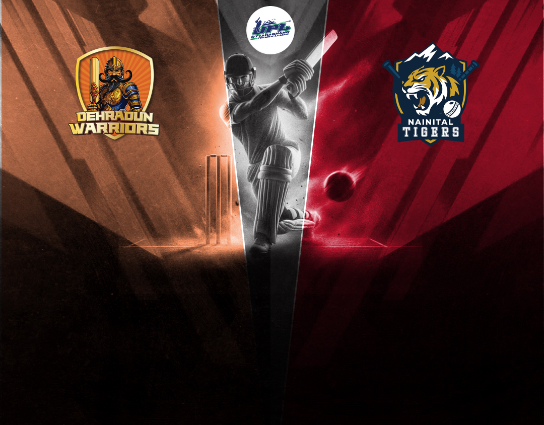 Match 14 of uttarakhand premier league, 2025: dehradun warriors vs nainital tigers banner