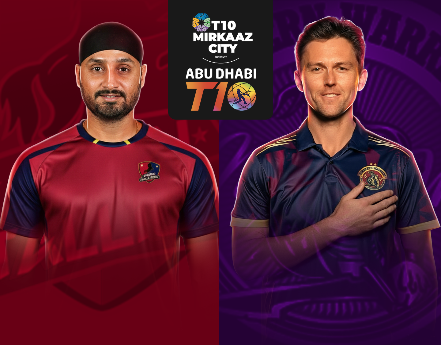Match 3 of abu dhabi t10, 2025: aspin stallions vs northern warriors banner
