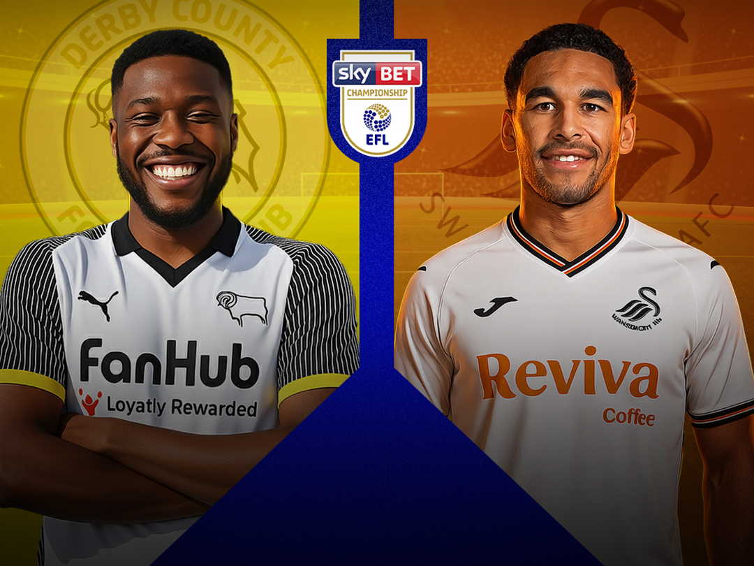 Match 109 of efl championship 2025-26 banner