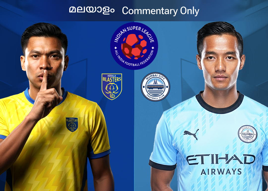 Malayalam commentary only of isl 2025-26  - regional banner