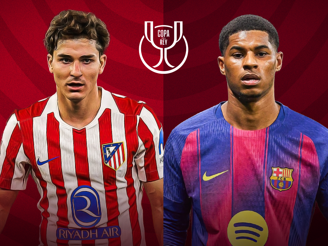 Semi - final leg 1 of copa del rey, 2025-26 banner