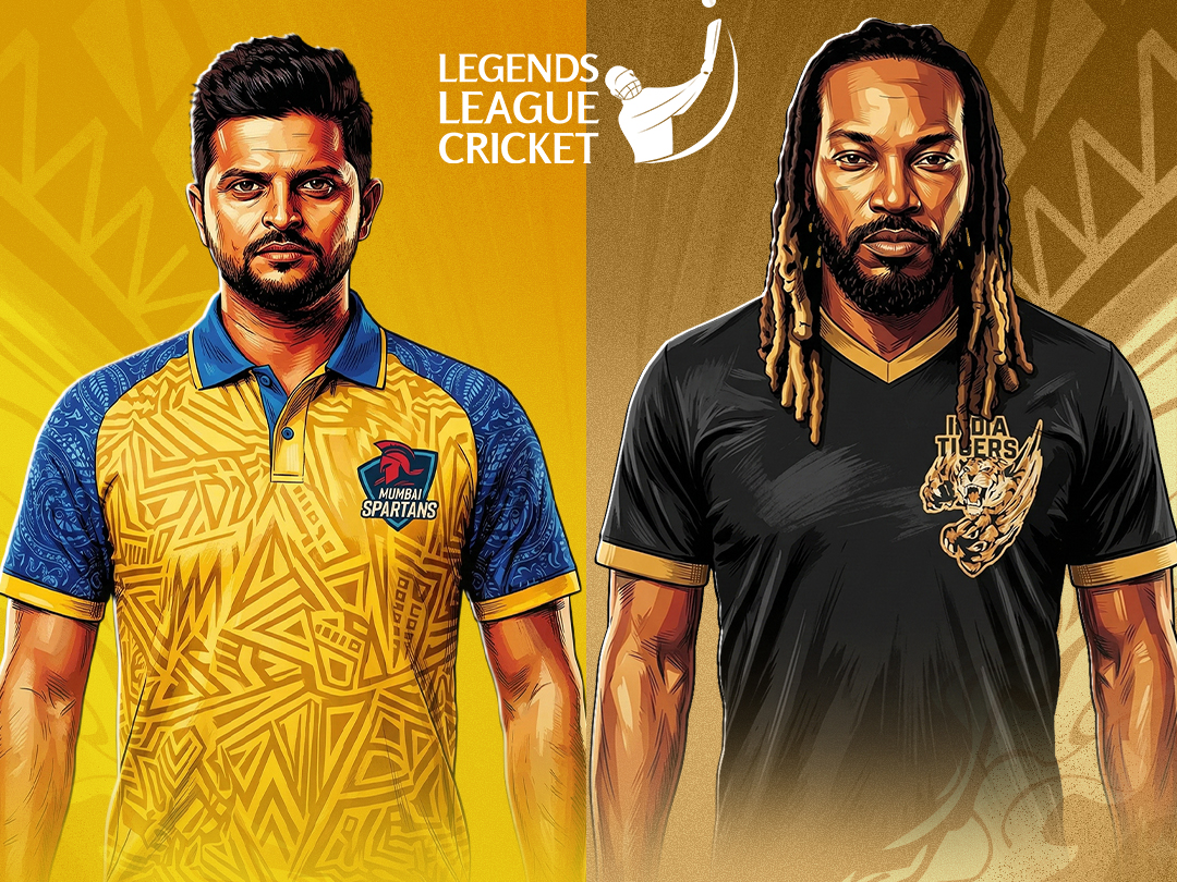 Match 4 of legends league cricket, 2026: mumbai spartans vs india tigers banner