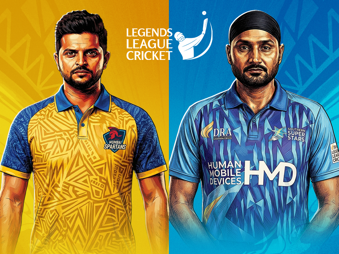 Match 10 of legends league cricket, 2026: mumbai spartans vs southern super stars banner