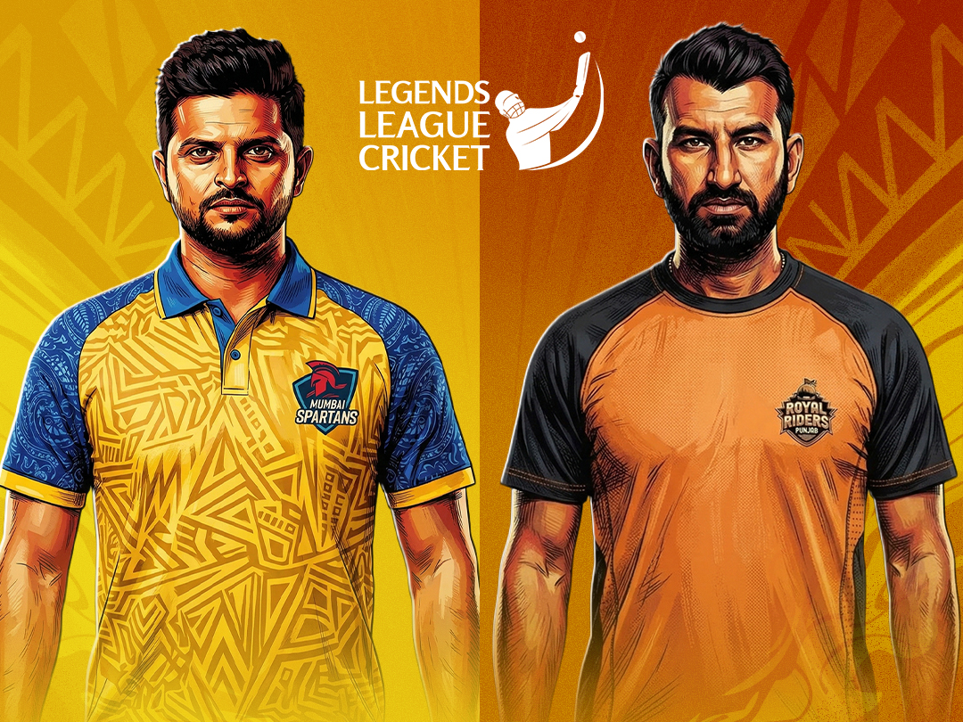Match 15 of legends league cricket, 2026: mumbai spartans vs royal riders punjab banner