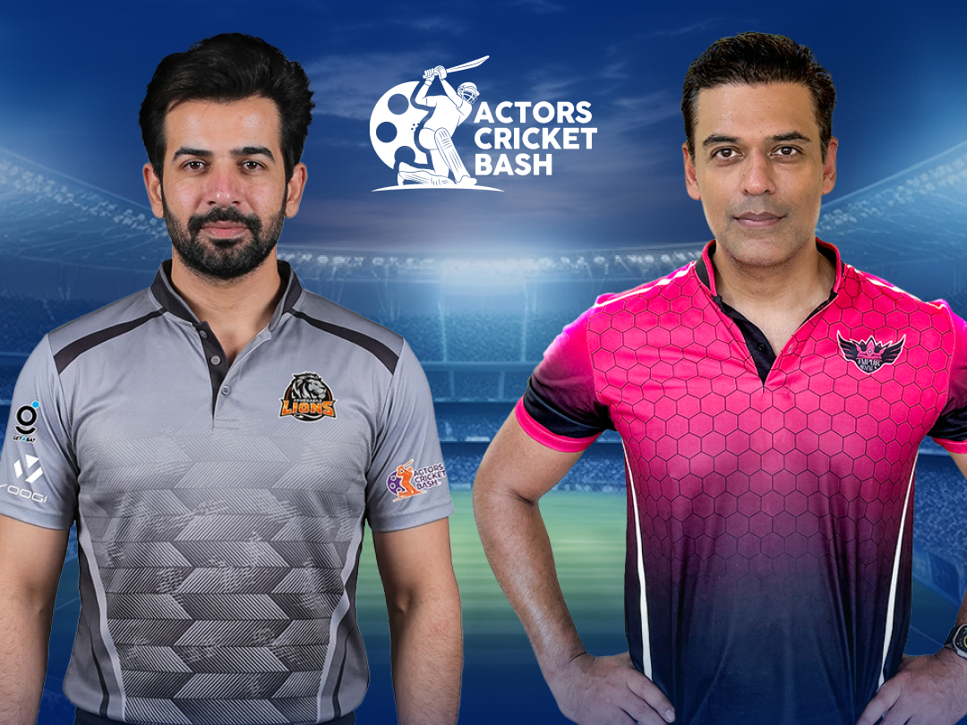 Match 3 of actors cricket bash 2026: ahmedabad lions vs chandigarh mavericks banner