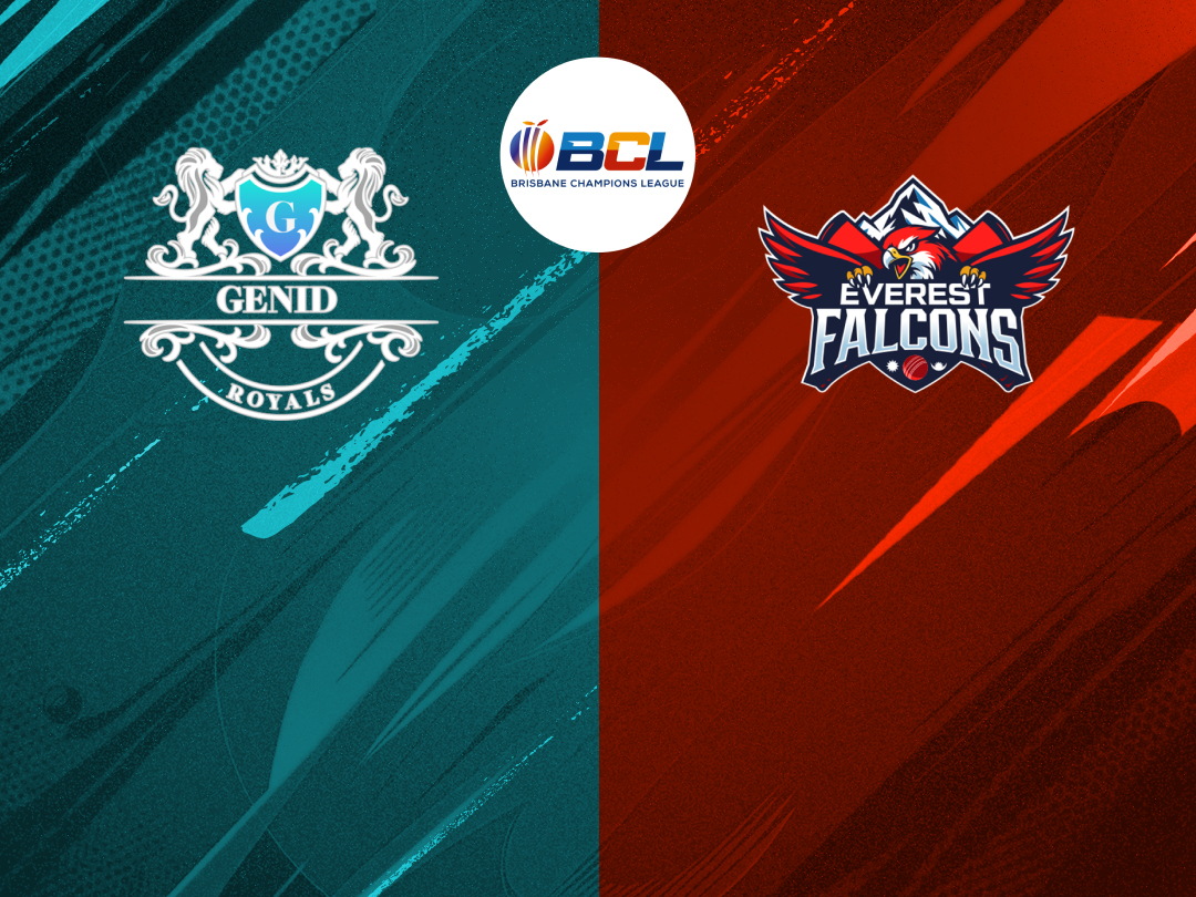  Of brisbane champions league 2026: genid royals vs everest falcons banner