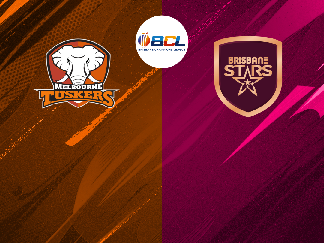 Of brisbane champions league 2026: melbourne tuskers vs brisbane stars banner