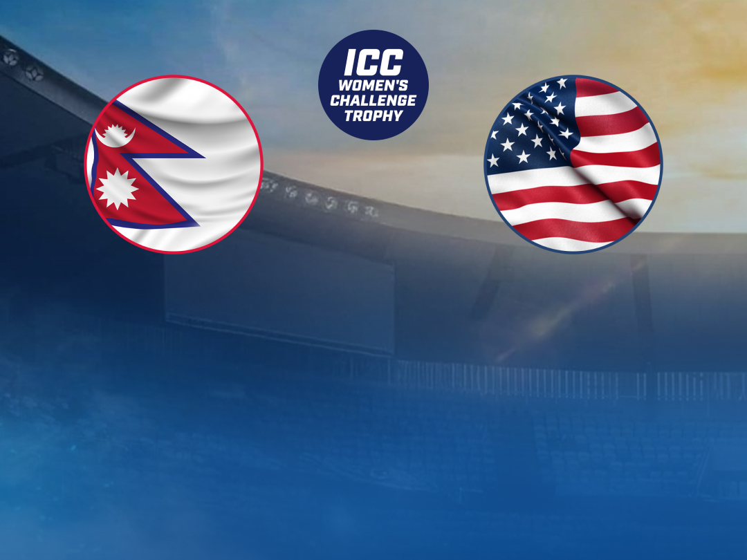  Of icc women's t20i challenge trophy, 2026: nepal women vs usa women banner