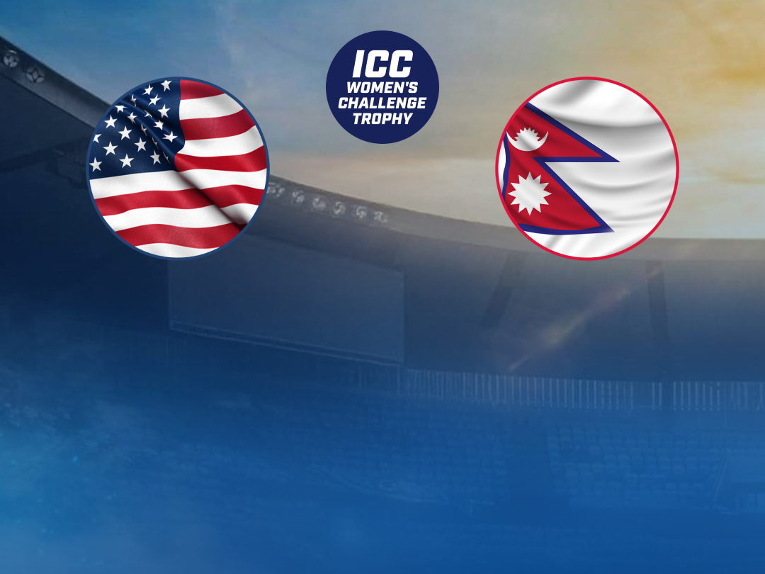  Of icc women's t20i challenge trophy, 2026: usa women vs nepal women banner