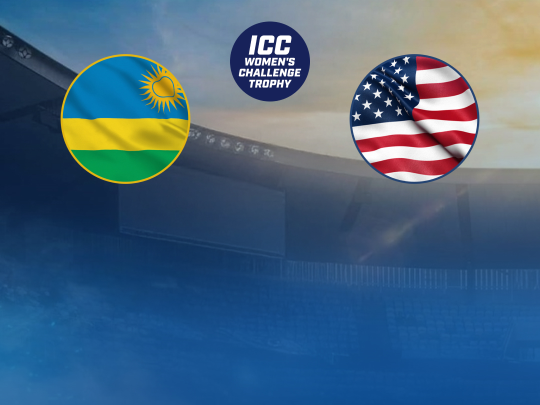  Of icc women's t20i challenge trophy, 2026: rwanda women vs usa women banner